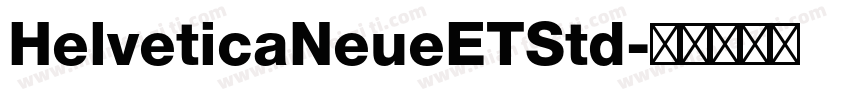 HelveticaNeueETStd字体转换