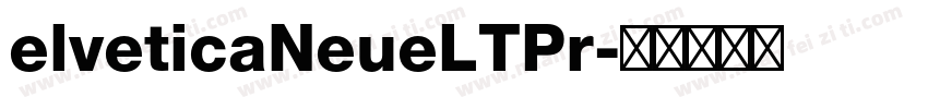 elveticaNeueLTPr字体转换
