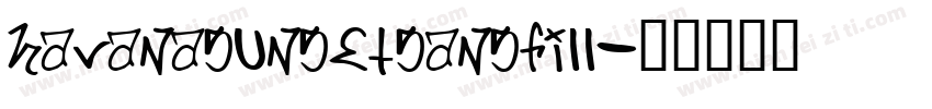 havanasunsetsansfill字体转换