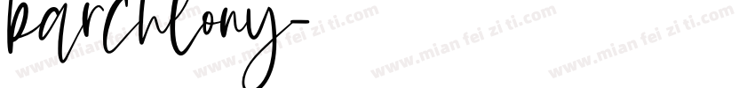 barchlony字体转换