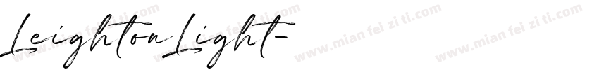 LeightonLight字体转换