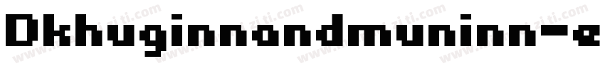Dkhuginnandmuninn-eo63字体转换