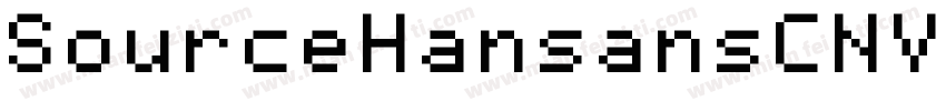 SourceHansansCNVF_56字体转换