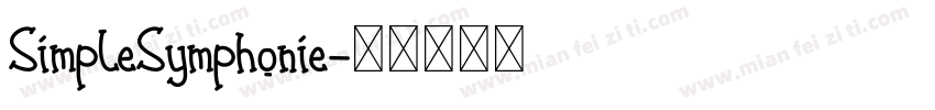 SimpleSymphonie字体转换