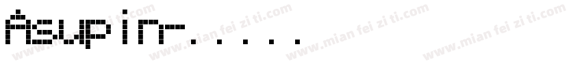 Asupin字体转换