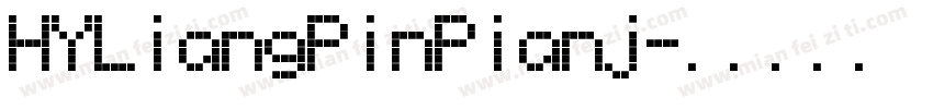 HYLiangPinPianj字体转换