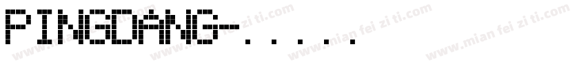 PINGDANG字体转换