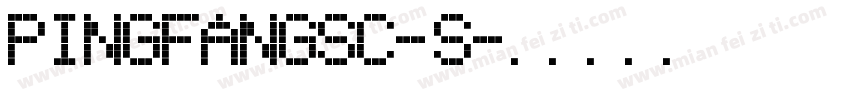 PINGFANGSC-S字体转换