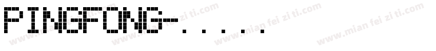 PINGFONG字体转换