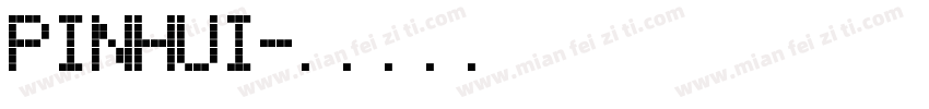 PINHUI字体转换