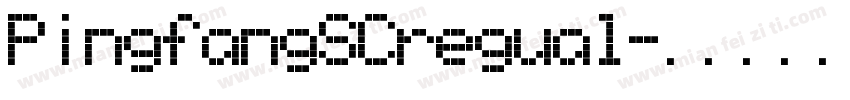 PingfangSCregual字体转换