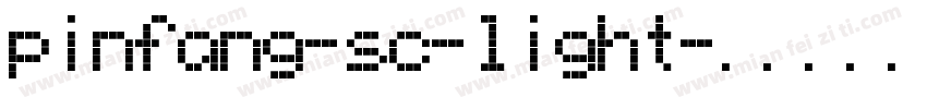 pinfang-sc-light字体转换