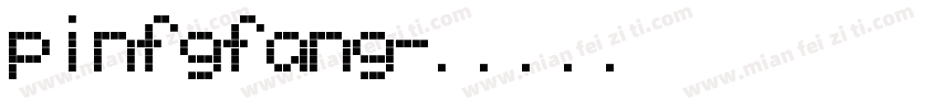pinfgfang字体转换