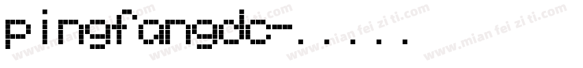pingfangdc字体转换