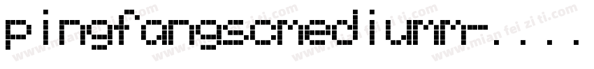 pingfangscmediumm字体转换