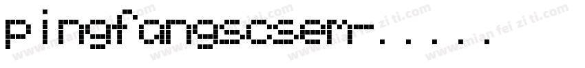 pingfangscsem字体转换