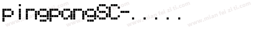 pingpangSC字体转换