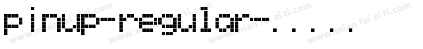 pinup-regular字体转换