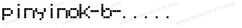 pinyinok-b字体转换