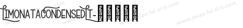 LimonataCondensedLt字体转换
