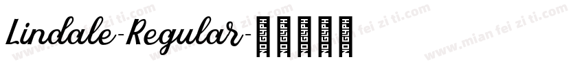 Lindale-Regular字体转换