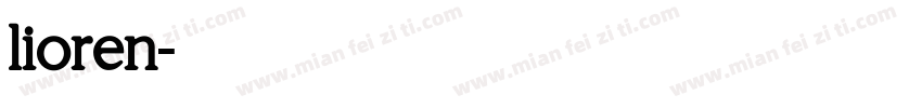 lioren字体转换