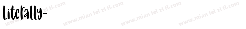 Literally字体转换