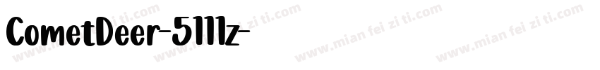 CometDeer-5111z字体转换