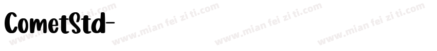 CometStd字体转换
