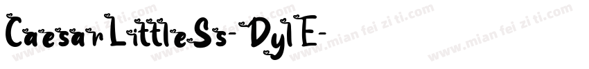 CaesarLittleSs-DylE字体转换