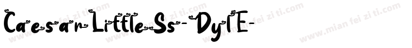 CaesarLittleSs-DylE字体转换