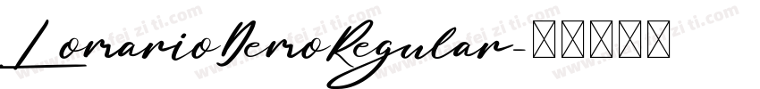 LomarioDemoRegular字体转换