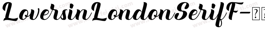 LoversinLondonSerifF字体转换