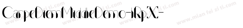 CarpeDiemMiddleDemo-lRpX字体转换