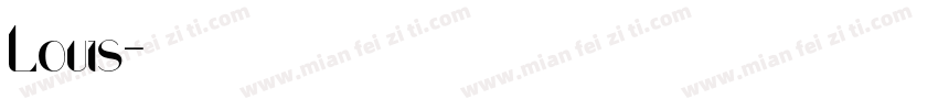 Louis字体转换