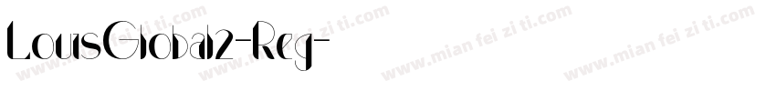 LouisGlobal2-Reg字体转换