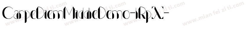 CarpeDiemMiddleDemo-lRpX字体转换