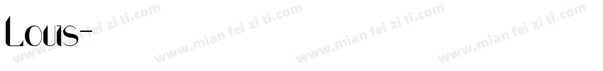 Louis字体转换