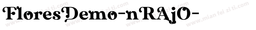 FloresDemo-nRAjO字体转换
