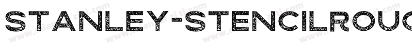 Stanley-StencilRoug字体转换