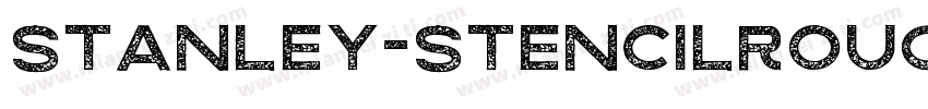 Stanley-StencilRoug字体转换