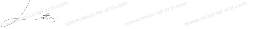 Lovtony字体转换