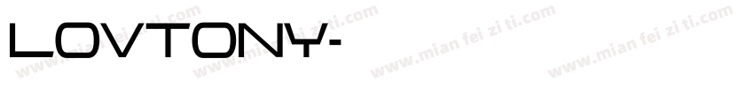 Lovtony字体转换