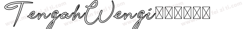 TengahWengi字体转换