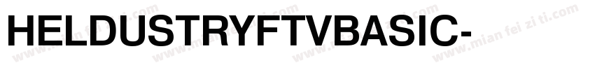 HeldustryFTVBasic字体转换