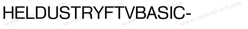 HeldustryFTVBasic字体转换