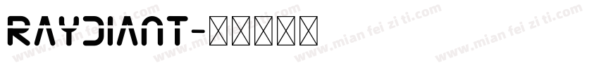 Raydiant字体转换