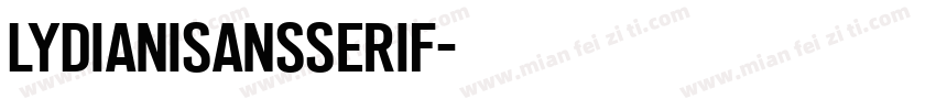 lydianisansserif字体转换