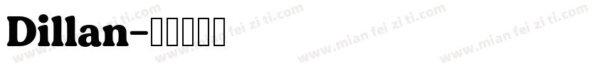 Dillan字体转换