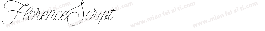 FlorenceScript字体转换